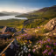 
        Create a visually captivating cover image which encompasses Embrace the awe-inspiring natural beauty and historic resonance by exploring sweeping vistas of mountains and lochs. As the famous viaduct stands as a timeless symbol of engineering marvel, delve into the adventurous narratives woven into this stunning land..
        Highlight the central location of Glenfinnan. Focus on iconic landmarks, hidden gems, and the unique atmosphere of the location as described. Depict the image during spring.